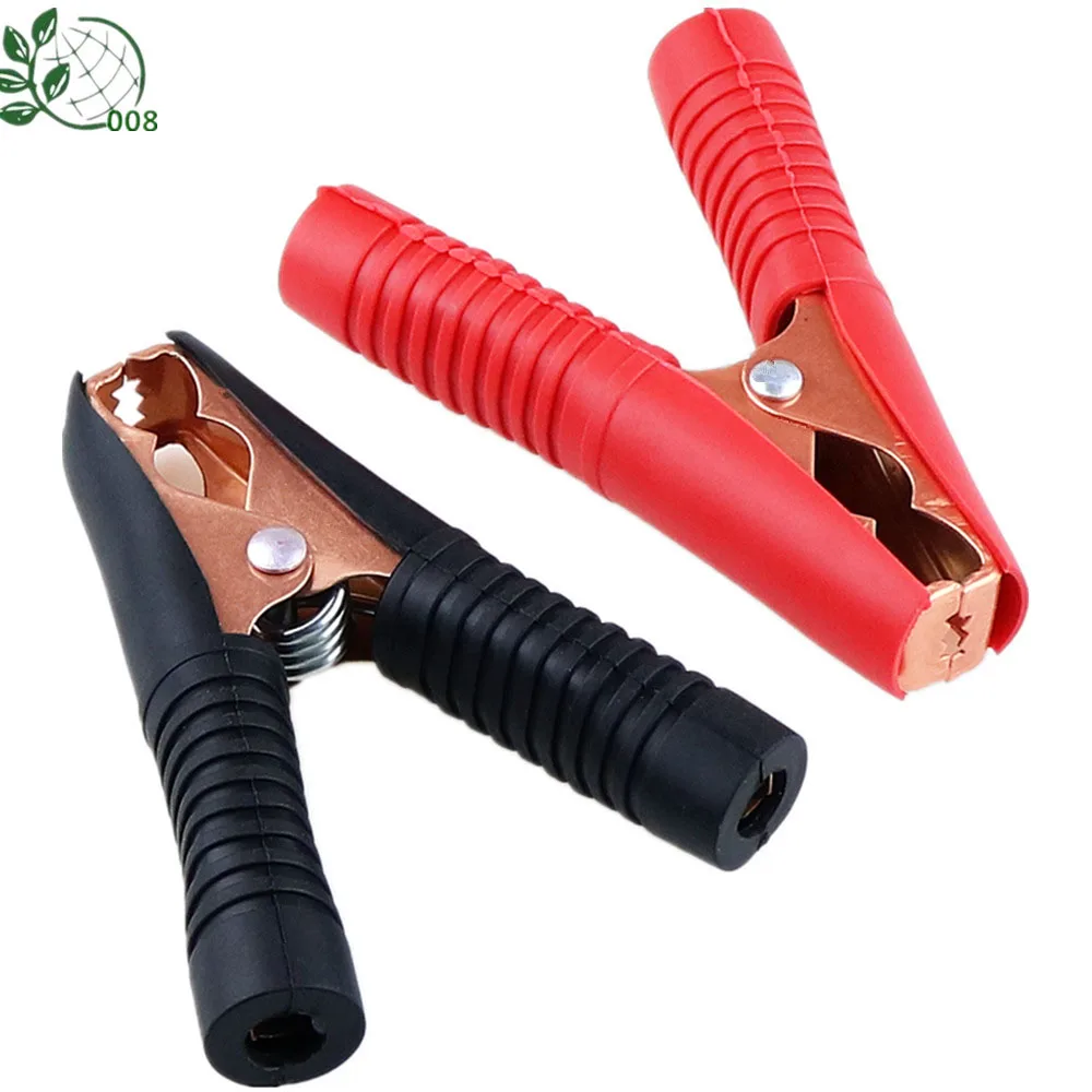 Hot Auto Alligator Clips Accuklemmen Crocodile Clip 100A Rood + Zwart