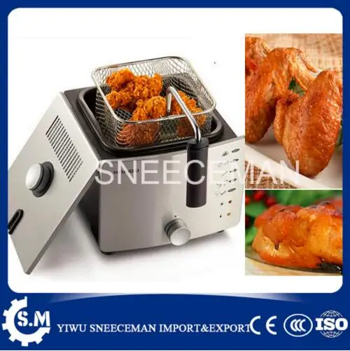 Thermostatic electric frying pan household smokeless frying machine multifunctional small frying