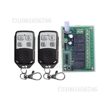 

New Arrival for DC 12V 4CH Channel Wireless Remote Control Radio Switch 315/433mhz Transmitter Receiver 20-200m