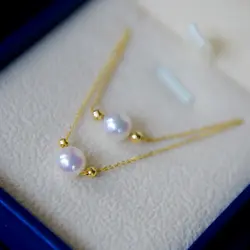 Мода жемчужный браслет шарм 14 К к бело золотые крошечные дефект пресноводный жемчуг классические украшения для женщин свадебный подарок