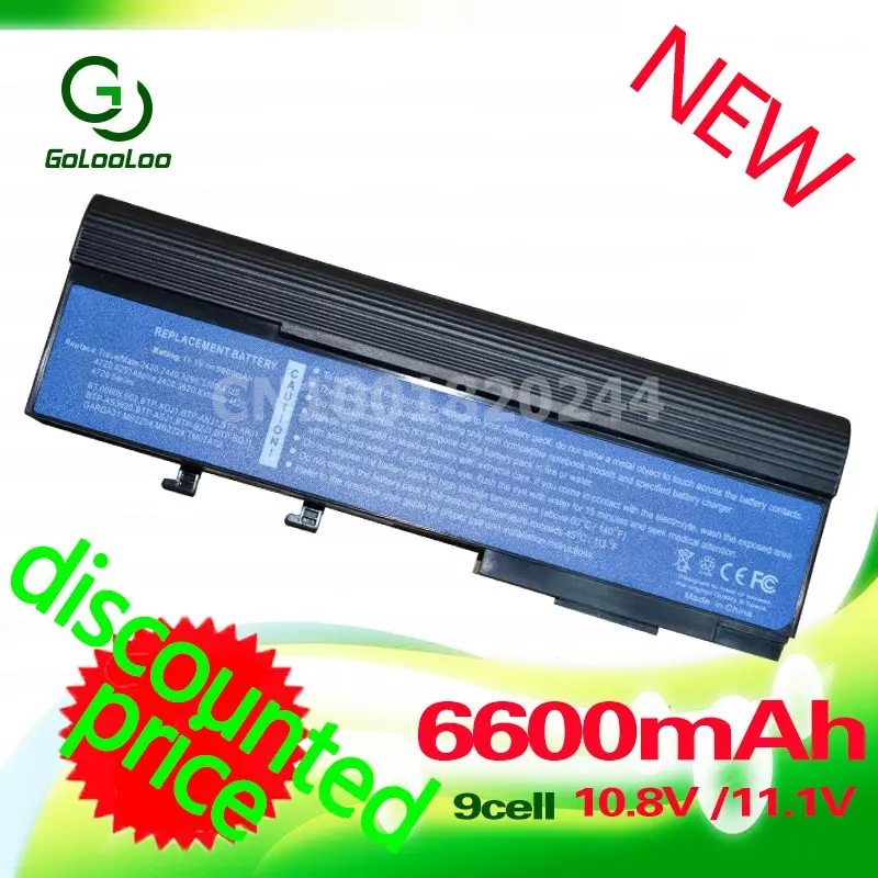 

Goloolo Laptop Battery for Acer Aspire 2420 2920 2920Z 3620 3640 3670 5540 5550 5560 5590 Extensa 3100 4120 4130 4220 4230 4420