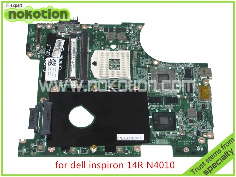 0951K7 DAUM8CMB8C0 REV C CN 0951K7 For Dell inspiron 14R N4010 laptop font b motherboard b