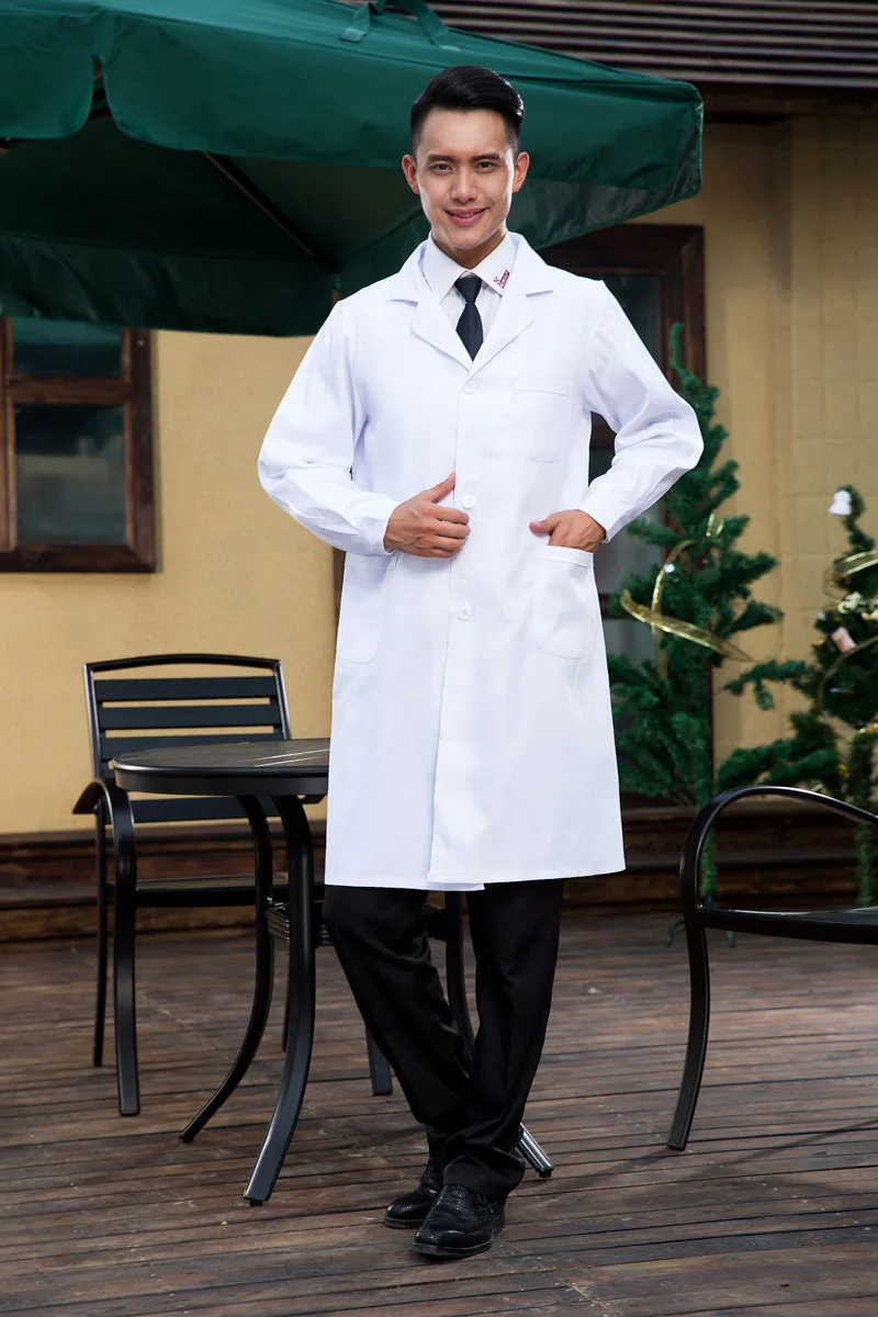 2018 Лето Женщины больницы врач медсестра равномерной стоматологическая клиника салон красоты рабочая одежда, униформа Длинные рукава Мода