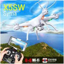 SYMA X5SW Радиоуправляемый квадрокоптер с поддержкой Wi-Fi IOS Android R/C Дрон с hd-камерой 6 осей