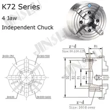 4-кулачковый независимых патроны K72-320