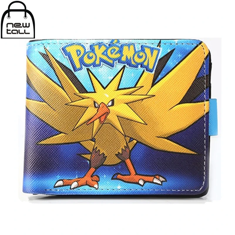 

[NEWTALL] Anime Pokemon Go Pocket Monster Zapdos Short Bifold Wallet Coin Purse Cosplay 16081736