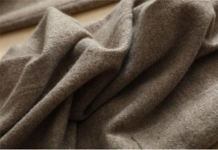 Козья кашемировая вязаная женская мода, комплект со свитером с V образным вырезом Пуловер полной длины Широкие штаны, 2 предмета в комплекте, шт./компл. весна-осень M/L