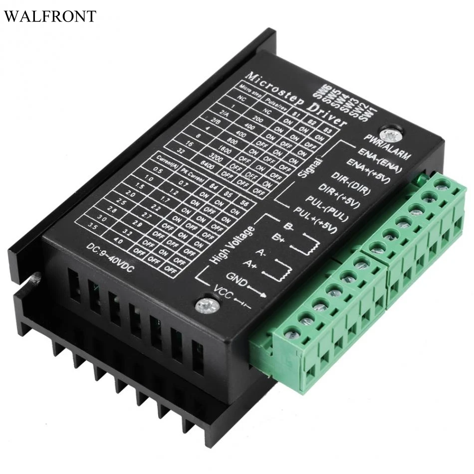 

1Pcs Stepper Motor Driver DC 9-40V 160W 0.5-4A Stepper Motor Driver Step Controller Module Board 32 Microstep