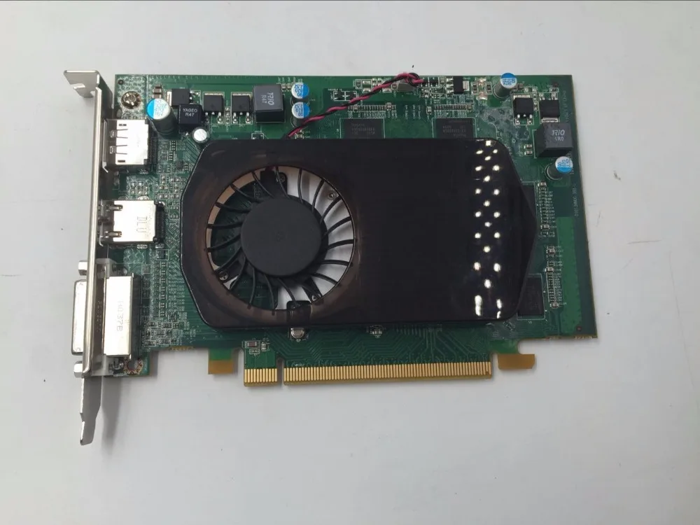 Бесплатная доставка Warraty 3 месяцев 594378 001 ATI Radeon HD5570 (RV830XT) 2 ГБ памяти PCIe видеокарта