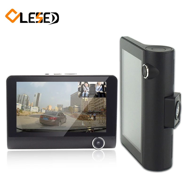 

4.0 inch HD Dual Lens Car DVR Inside Vehicle Monitoring Camera Night Vision DVRs Dash Cam Camcorder Recorder Video Registrator