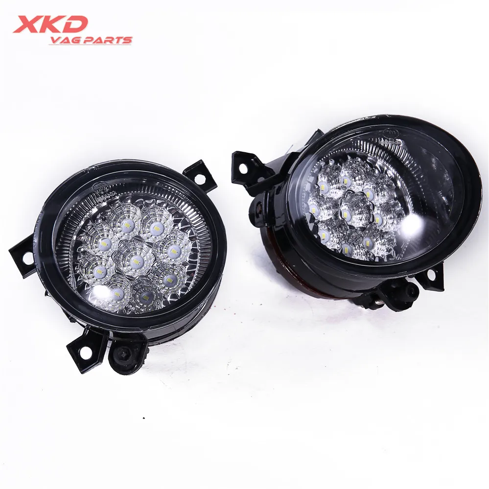 Front Left & Right LED Fog Light Kit For VW Jetta Golf MK5 Rabbit 1K0