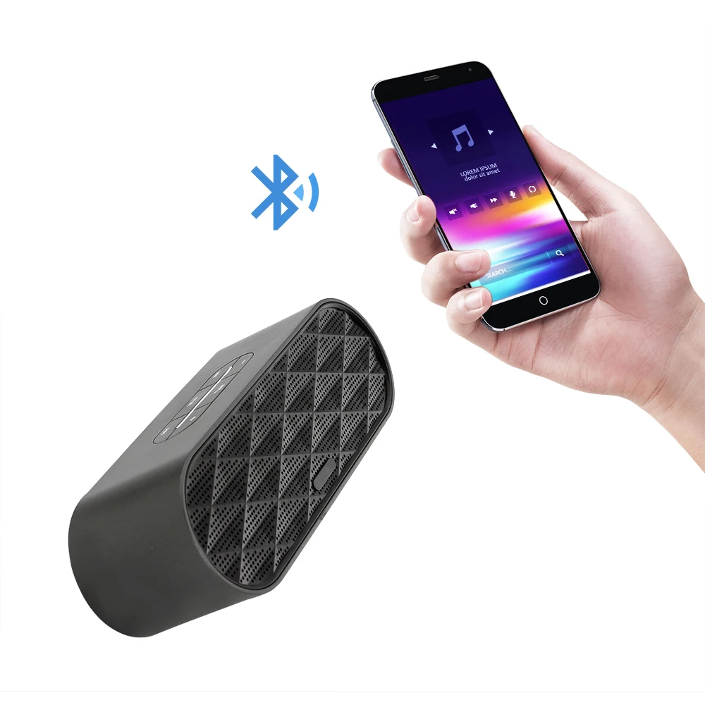 Mini Wireless Bluetooth Speaker Portable BT Speaker Surging Bass Speaker With Full Range Boombox TF Slot For MP3 Computer