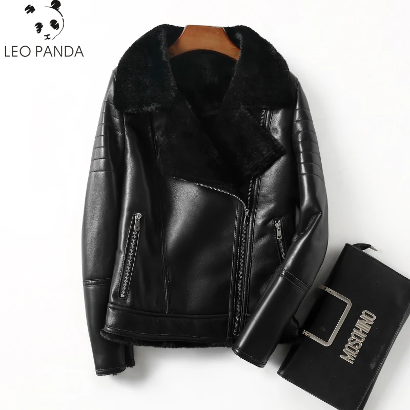 

Real Pure Natural Fur Genuine Leather Jacket Women Korean Wool Jacket Women Sheepskin Winter Jacket Sheep Shearling Fur Coats