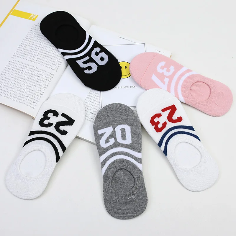 

1Pair Lovely Number Candy Cotton Funny Socks Women Calcetines Women's Socks Warm Winter Sock Slippers Present for Women 2019