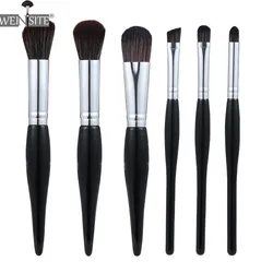 6pcs/set Wooden Handle Makeup Brush Set Fiber Hair Big Belly Beauty Makeup Tool Foundation Blush Brush Loose Powder Brush Sets 6pcs/set Wooden Handle Makeup Brush Set Fiber Hair Big Belly Beauty Makeup Tool Foundation Blush Brush Loose Powder Brush Sets