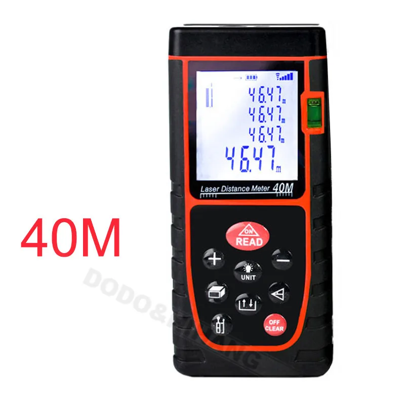 Laser Distance Meter 40M 60M 80M 100M Laser Rangefinder Laser Tape Range Finder Trena Ruler Diastimeter Building Hand Tool D1013 (8)_
