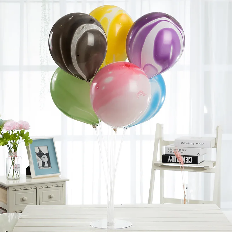 

10pcs Agate Marble Balloons Latex Wedding Decoration Wedding Birthday Party Decor Supplies colorful Air Globos for Baby Shower