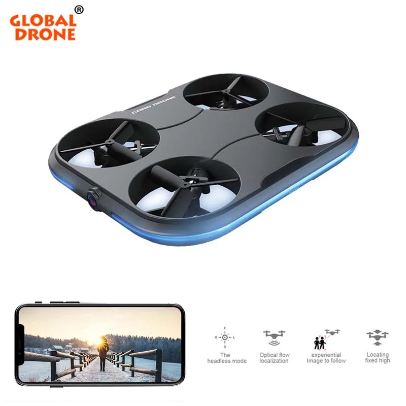

Global Drone Quadrocopter With Camera Mini Dron Wifi FPV Drones With Camera HD Face Identification