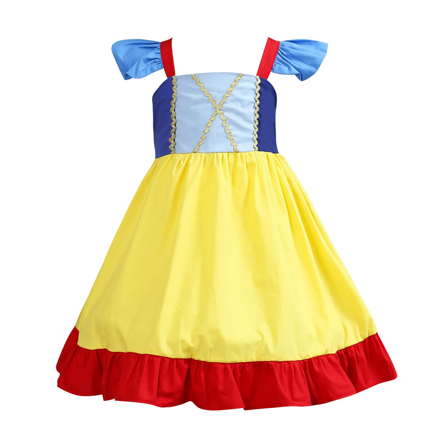 

Baby Costume For Kids Infant Party Dress Girl Vestido Toddler Girl 1-6Years Birthday Princess Snow White Halloween Theme Dress