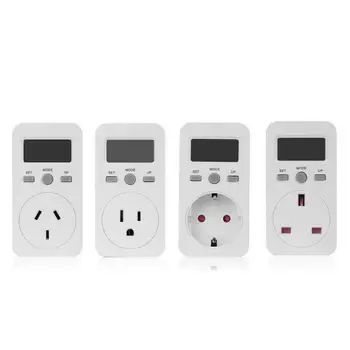 

Digital Wattmeter LCD Energy Monitoring Socket Power Electricity Monitor Electric Meter Usage Monitoring Socket AU EU/US/UK Plug