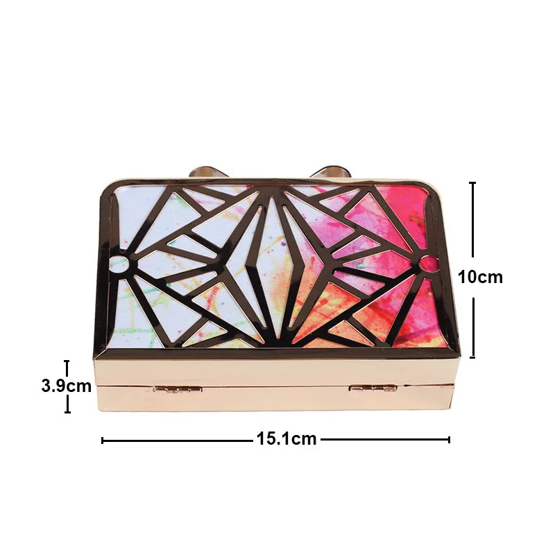 2019 New Fashion Women Handbags Metal Patchwork Shinning Shoulder Bags Ladies Print Day Clutch Wedding Party Evening Bags bh507 2019 New Fashion Women Handbags Metal Patchwork Shinning Shoulder Bags Ladies Print Day Clutch Wedding Party Evening Bags bh507