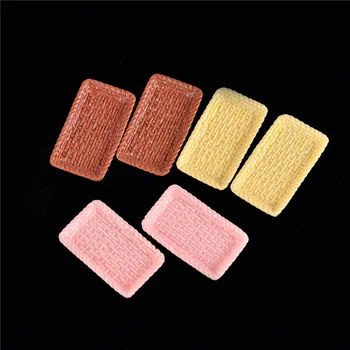 

2pcs/lot 35*20mm Dollhouse Miniature Dinner Plate Dishes Tableware Kitchen Toys Wholesale Dollhouse Accessories