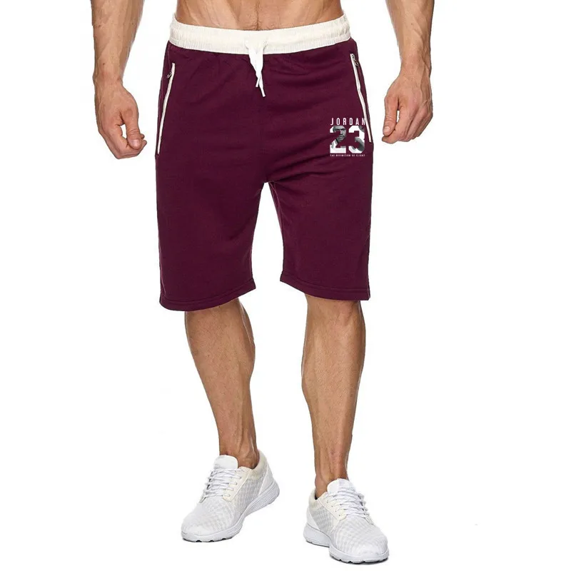 

2019 Summer New printing Mens Male Sweatpants Fitness Bodybuilding Workout Fashion Men Leisure Shorts masculino