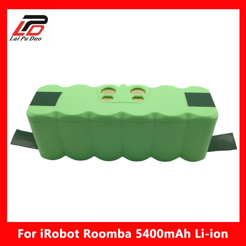 Литий ионный аккумулятор 14 4 v 5400mAh для iRobot Roomba Cleaner 600 620 650 700 770 780 800 880 Series 500 980