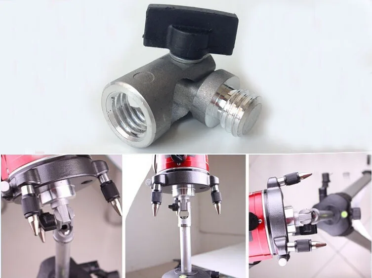 180 degree tiltable adaptor for laser level font b tripod b font slash line adaptor for