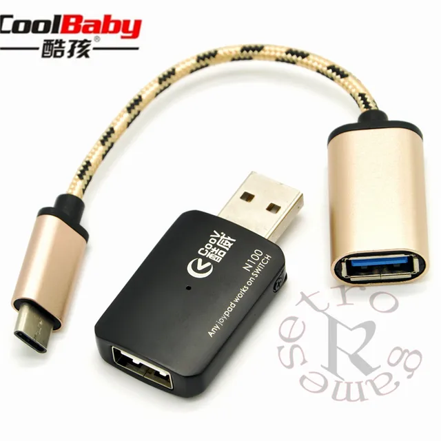 Special Price Coov N100 for PS3/PS4/Xbox One/Xbox 360 USB Controller Converter Adapter to Nintendo Switch NS Wired GamePad Joystick Converter