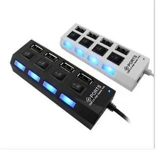 جديد!! 2.0 USB Hub 4 الهاتف المحمول شاحن الكمبيوتر شبكة Hub Deconcentrator المقبس نوع عالية السرعة التوسع قارئ بطاقات التبديل