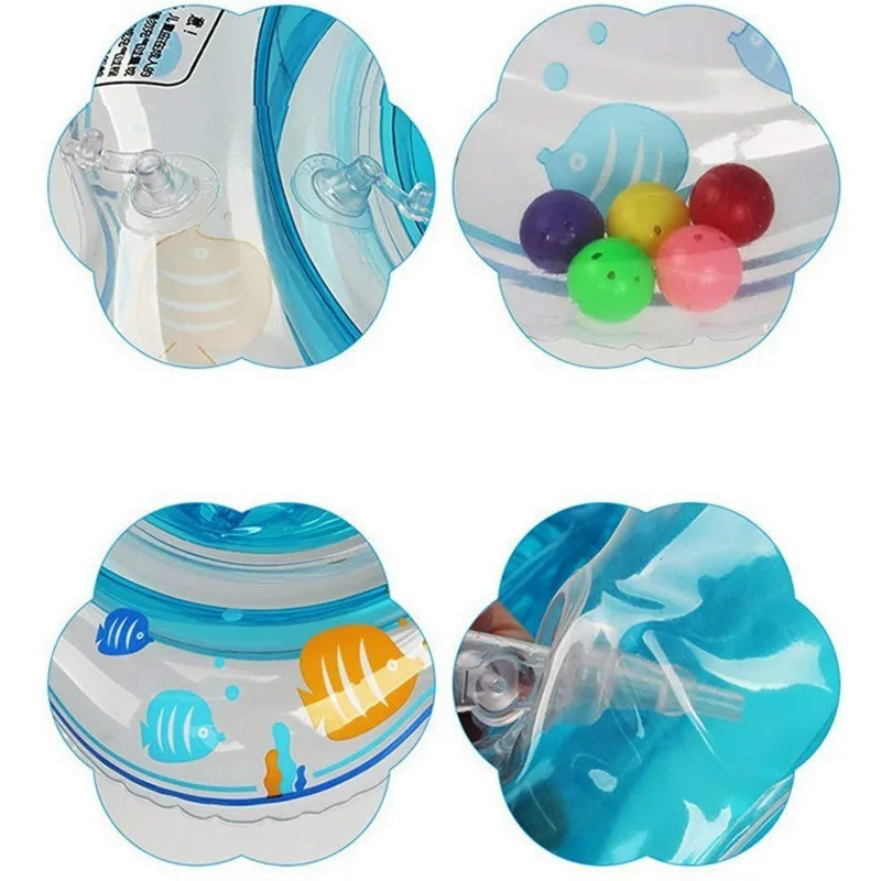 Swimming Baby Accessories Seat Ring Tube Baby Double Airbags Floating PVC Inflatable Baby Swim Float Seat Swimming Safety Circle