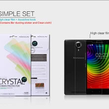 Nillkin супер прозрачный, с защитой от отпечатков пальцев Экран Защитная пленка для lenovo P90/lenovo K80/K80M 4 аппарат не привязан к оператору сотовой связи(5,") защитная пленка HD защитная пленка