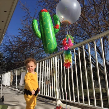 

1pcs 40inch new cactus giant balloon baby shower summer party birthday party party birthday Fiesta Birthday decoration