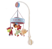 The British music box music plush animal rotating bed bell baby mobile crib baby toys for newborns WJ045
