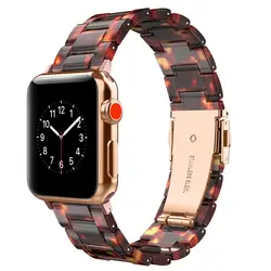 Ремешок для часов Apple Watch Band 40 мм 38 мм 42 мм 44 мм браслет из смолы для Apple Watch iWatch Series 4 3 2 1 браслет