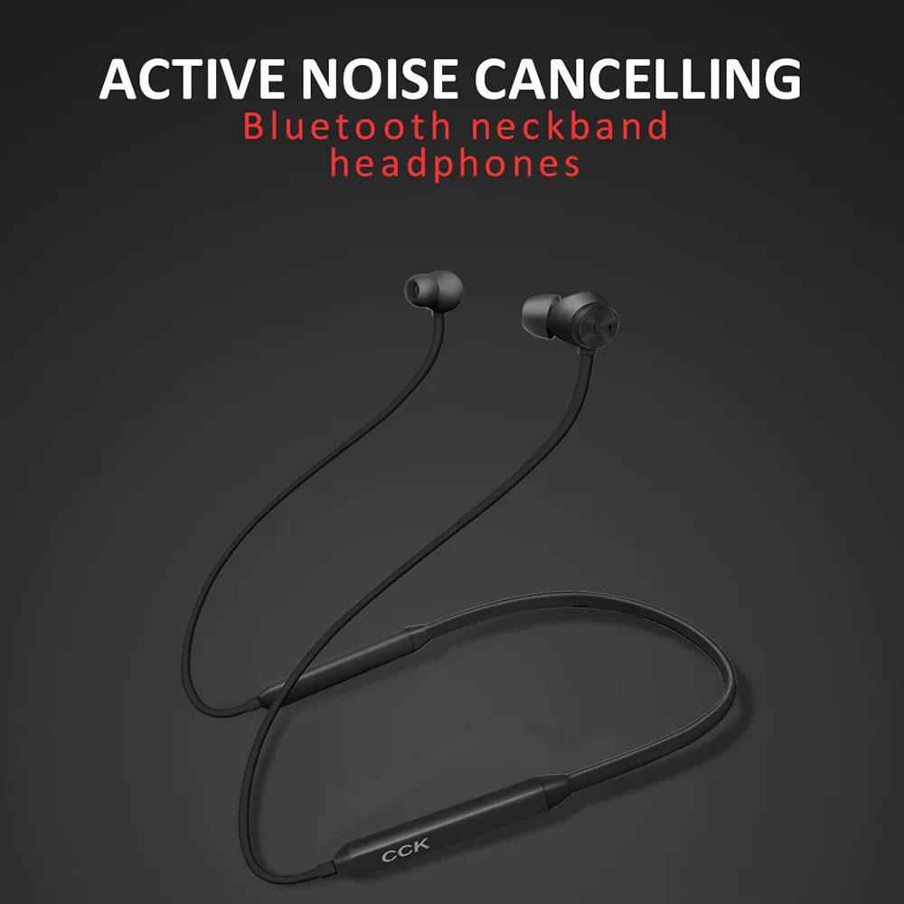 

Bluedio CCK KN Active Noise Reduction Neck-Mounted 4.2 Bluetooth Headset Sports Music Earphones Headsets Handfree Microphone