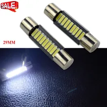 2pcs Super Bright Festoon CANBUS ERROR FREE Xenon White 31MM C5W 2835 2SMD Dome Interior LED Licence Plate Light 2pcs Super Bright Festoon CANBUS ERROR FREE Xenon White 31MM C5W 2835 2SMD Dome Interior LED Licence Plate Light