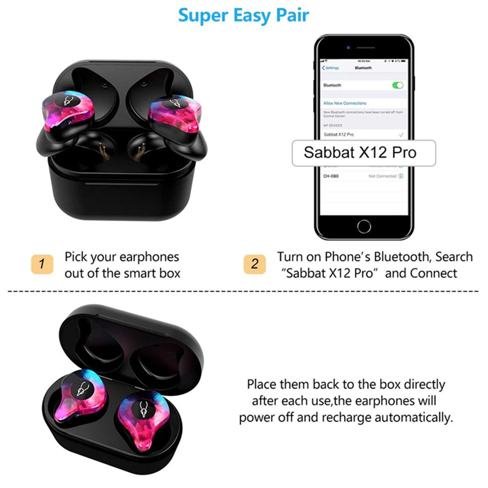 ouvido à prova dwireless água ipx5 sem