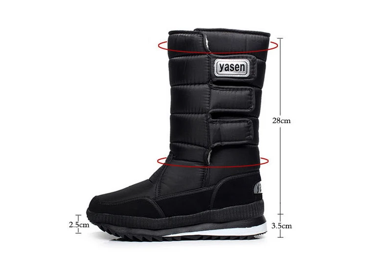 2018 Зимние непромокаемые мужские зимние ботинки, Нескользящие теплые мужские зимние ботинки с густым мехом, камуфляжные мужские ботинки