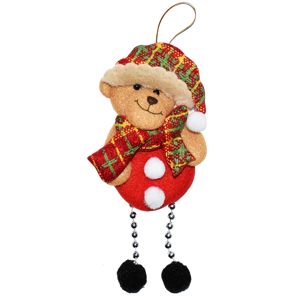 Рождественские украшения, подвески на елку, новогодняя Рождественская кукла в подарок, рождественские украшения Санта Клауса для дома, 5 шт./лот, SD498