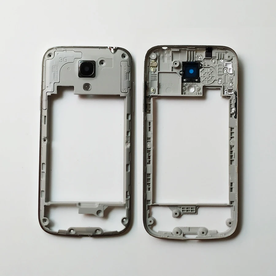 

Middle Plate Frame Bezel Housing+Buttons Repair For Samsung Galaxy S4 mini gt-i9195 i9190 i9192 i9195 Replacement Parts silver