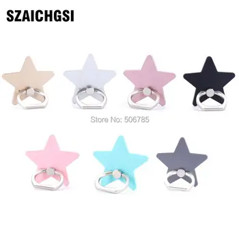 

SZAICHGSI Five-pointed star Metal Finger Ring Smartphone Stand Holder mobile phone holder stand For iPhone all Phone 1000pcs/lot