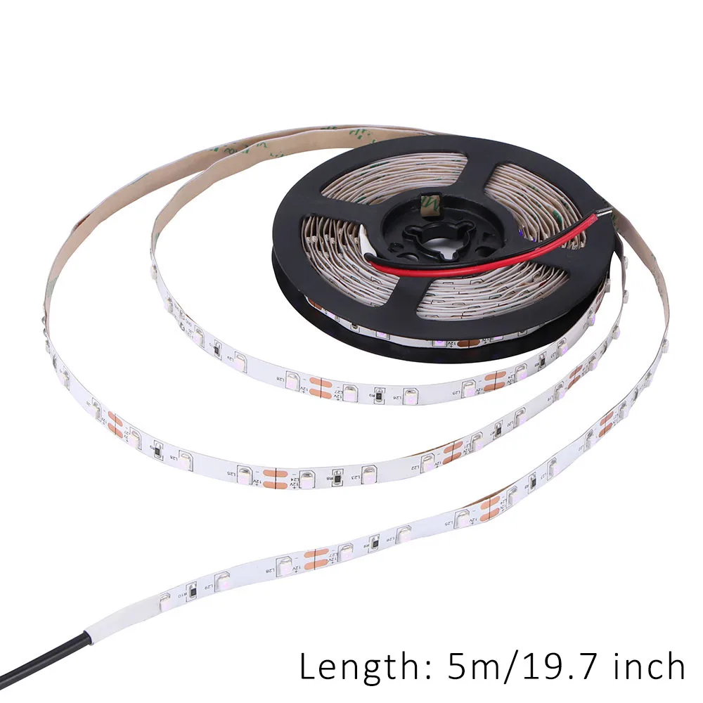 DC12V 5050 SMD фиолетовый УФ гибкие Светодиодные ленты черный свет Водонепроницаемый лента лампа