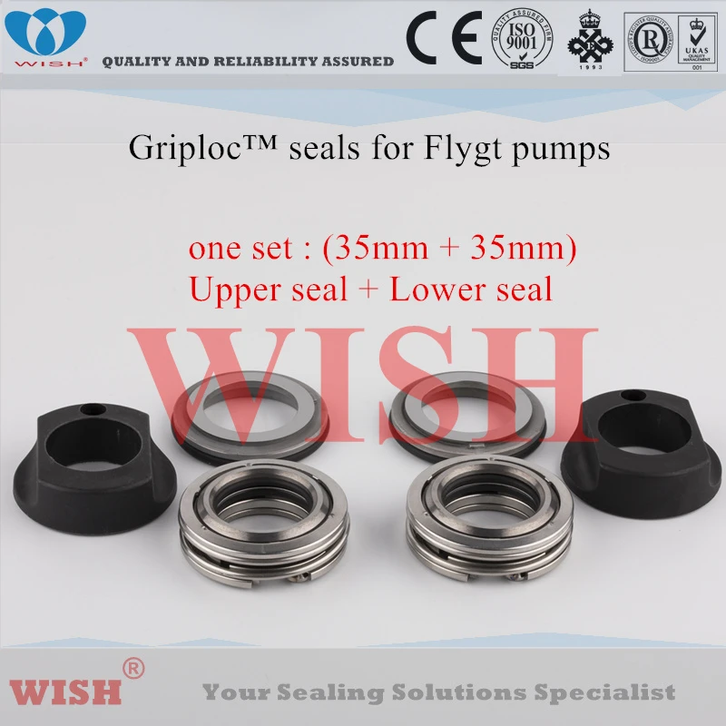 

35mm Griploc seal/Flygt and Grindex Pump Seals 2135/2151/2201/3126/3127/4440/4451