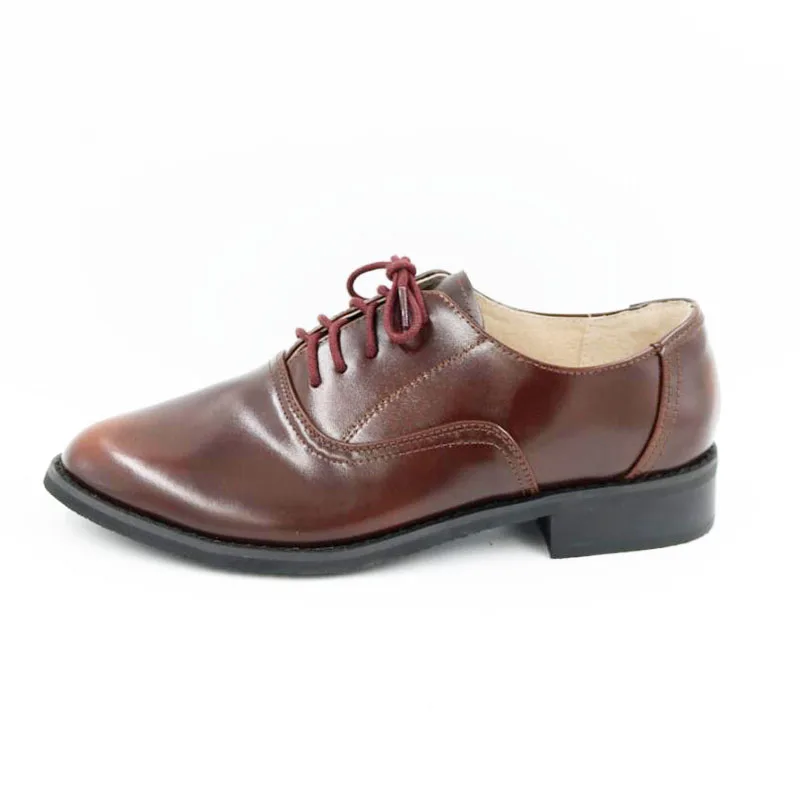 Женские туфли оксфорды из натуральной кожи с острым носком|flat shoes|flat shoes womenoxford for