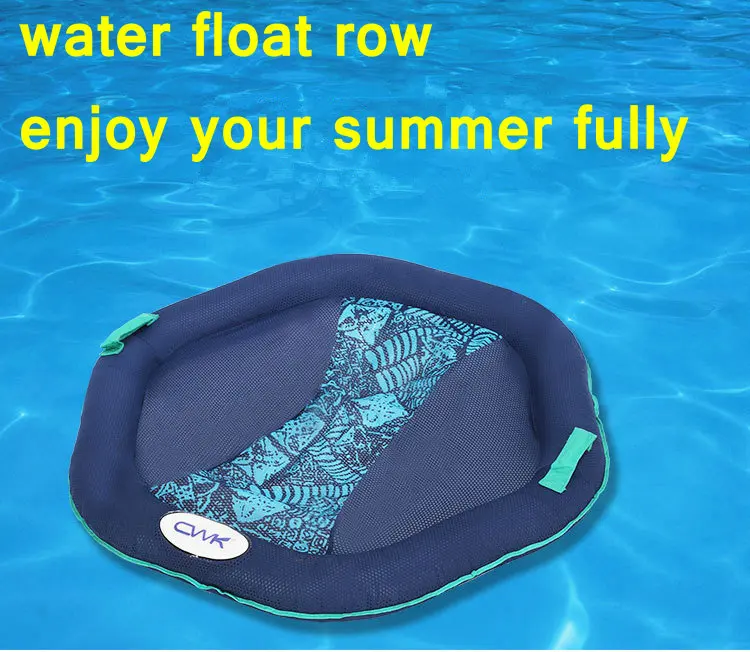 

inflatable floating row single water sofa pvc beach pool recliner water deck chair, air water pool side floating bean bags
