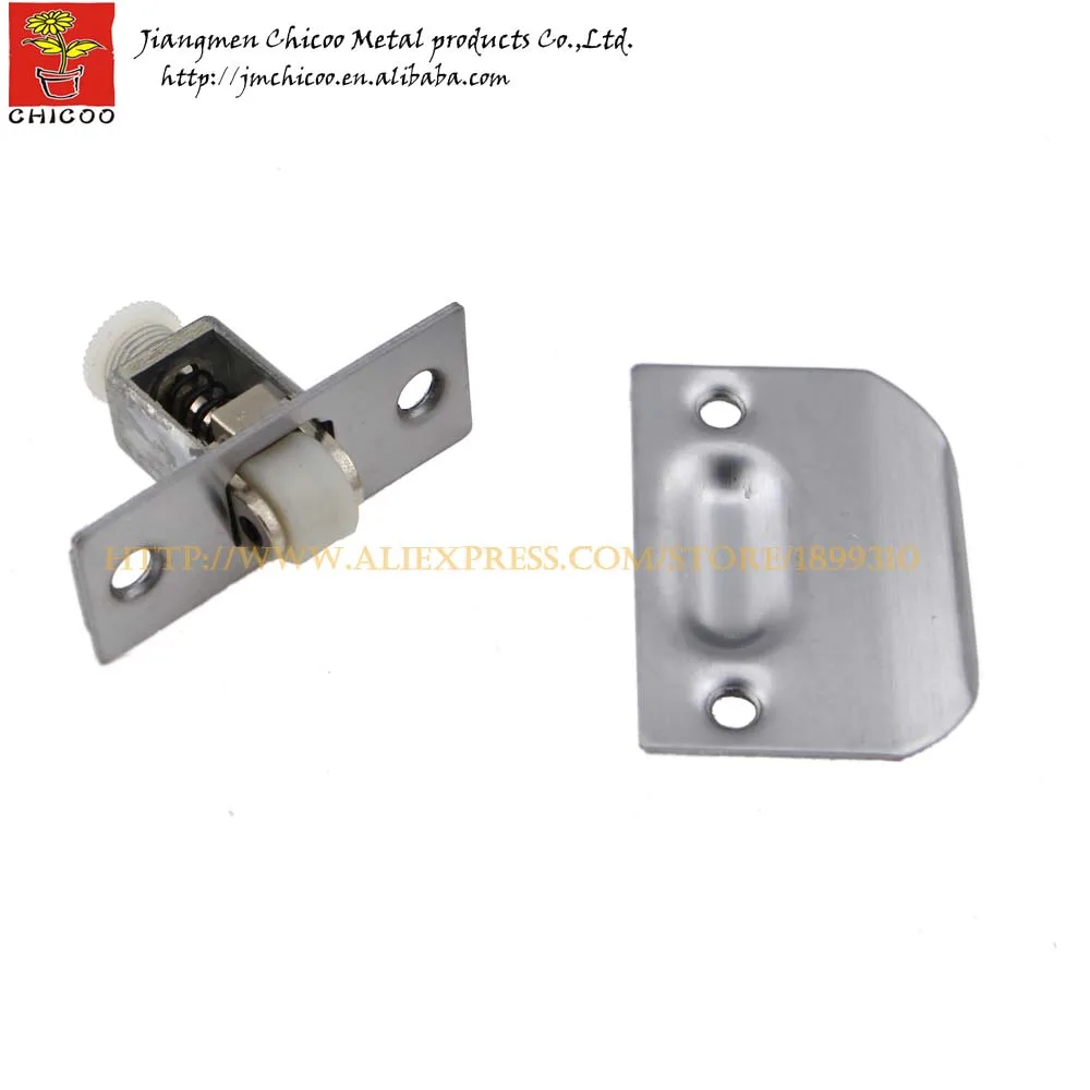 1Piece Stainless steel + zinc alloy +plastic door ball catch,closet door ball catch,catches cabinet