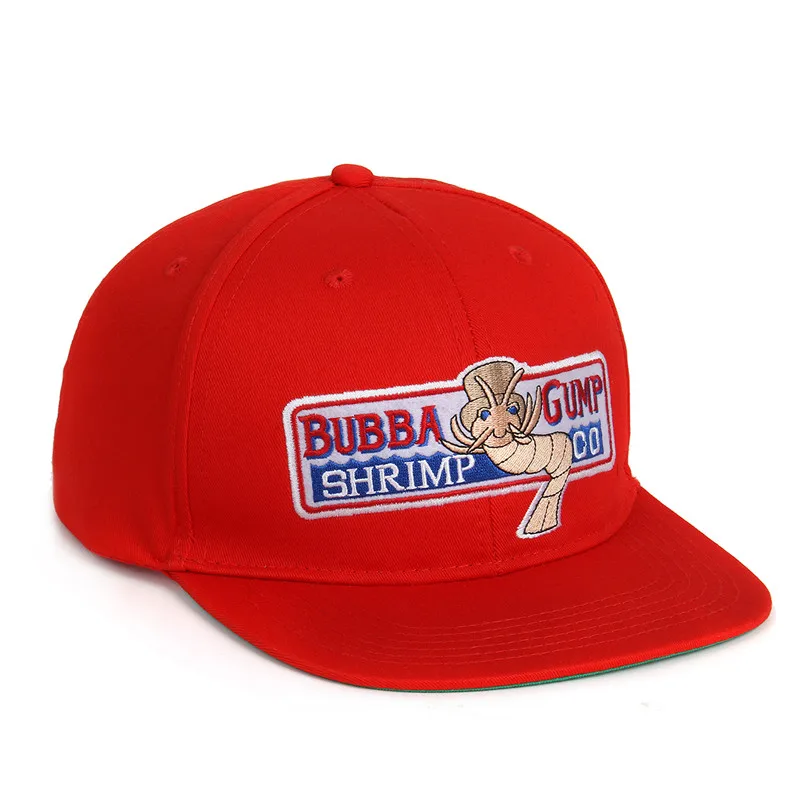 1 шт. 1994 Bubba Gump креветки CO. Snapback шляпа Форрест Гамп костюм косплей Бейсболка с вышивкой унисекс летняя кепка регулируемая