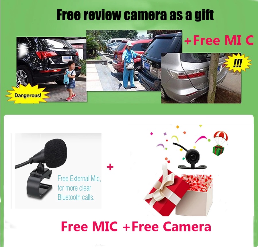 Clearance Free Camera Android 7.1 2GB RAM 1024*600 Car GPS 2Din Radio Universal Car DVD Player Double Din Stereo GPS car radio 4G WIFI CAM 0